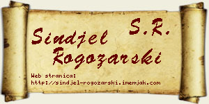 Sinđel Rogožarski vizit kartica